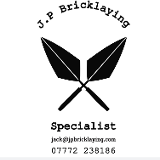 Company/TP logo - "JP BRICKLAYING SPECIALIST"