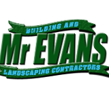 Company/TP logo - "Mr Evans tree specialist and landscapes"