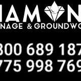 Company/TP logo - "DIAMOND DRAINAGE & GROUNDWORKS LIMITED"