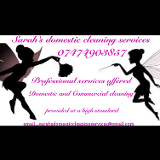 Company/TP logo - "Sarahs Domestic Cleaning Services"