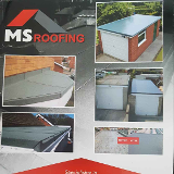 Company/TP logo - "MS Roofing"