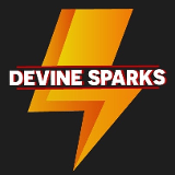Company/TP logo - "Devine Sparks"