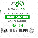 Company/TP logo - "Grays Decor"