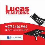 Company/TP logo - "Lucas Plastering"