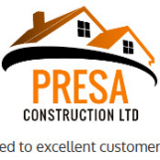 Company/TP logo - "PRESA CONSTRUCTION LTD"