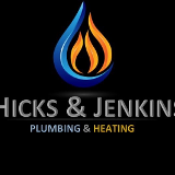 Company/TP logo - "Hicks and Jenkins heating services"