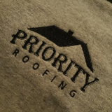 Company/TP logo - "PRIORITY ROOFING"