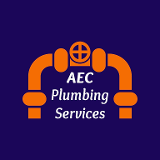 Company/TP logo - "AEC Plumbing Services"