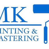 Company/TP logo - "MK painting & plastering ltd"
