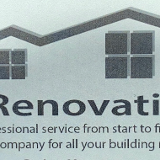Company/TP logo - "JD Renovations"