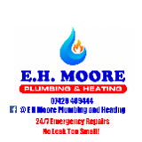 Company/TP logo - "E H Moore Plumbing and Heating"