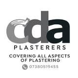 Company/TP logo - "CDA Plasterers"