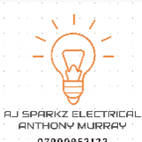 Company/TP logo - "AJ Sparkz Electrical"