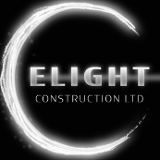 Company/TP logo - "E-light Construction"