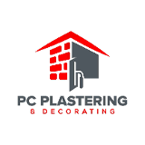 Company/TP logo - "P.C Plastering"