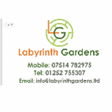 Company/TP logo - "Labyrinth Gardens"