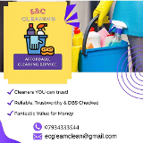 Company/TP logo - "E&C Cleaning Services"