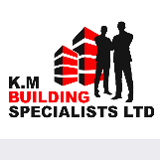 Company/TP logo - "KM Building specialists"