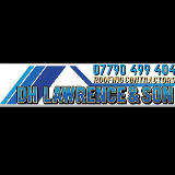 Company/TP logo - "D.H LAWRENCE & SON ROOFING CONTRACTORS"