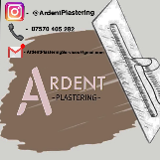 Company/TP logo - "Ardent Plastering"