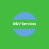 Company/TP logo - "D & V Services"