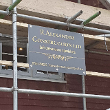 Company/TP logo - "R ALEXANDER CONSTRUCTION LTD"