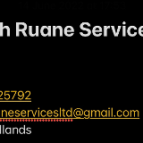 Company/TP logo - "ROACH RUANE SERVICES LIMITED"