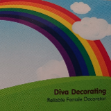 Company/TP logo - "Diva Decorating"