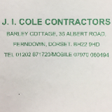 Company/TP logo - "J I Cole Contractors"