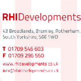 Company/TP logo - "RHI Developments LTD"