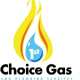 Company/TP logo - "1st Choice Gas and Plumbing Services"