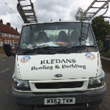 Company/TP logo - "Keedans Roofing Building & Landscaping"