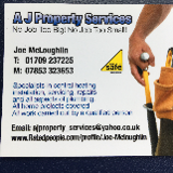 Company/TP logo - "AJ Property Services"