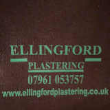 Company/TP logo - "ELLINGFORD PLASTERING"