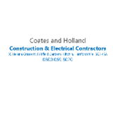 Company/TP logo - "Coates and Holland Electrical Contractors"