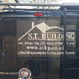 Company/TP logo - "ST Building & Plastering"