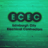Company/TP logo - "Edinburgh City Electrical Contractors"