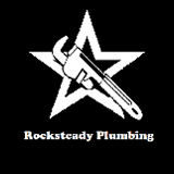 Company/TP logo - "Rocksteady Plumbing"