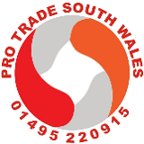 Company/TP logo - "PRO-TRADE WALES"
