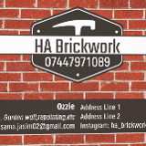 Company/TP logo - "H A BRICKWORK"