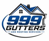 Company/TP logo - "999 Gutters & Roofing "