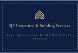 Company/TP logo - "SJF Carpentry and Building Services"
