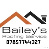Company/TP logo - "Bailey's Roofing Services"