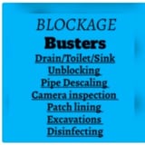 Company/TP logo - "BLOCKAGE BUSTERS LTD"
