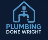 Company/TP logo - "Plumbing Done Wright"