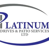 Company/TP logo - "PLATINUM DRIVES & PATIO SERVICES LTD"