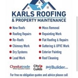 Company/TP logo - "Karl’s roofing and property maintenance "