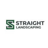 Company/TP logo - "Straight Landscaping"