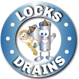 Company/TP logo - "JB LOCKS AND DRAINS"