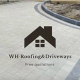 Company/TP logo - "WH Roofing & Driveways"
